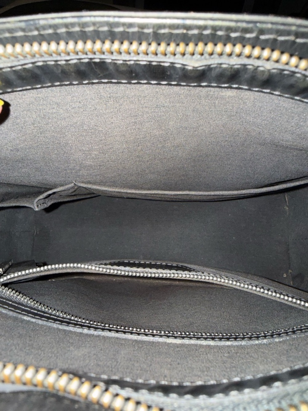 Louis Vuitton Vintage Monogram Noir Mat Stockton Tote w/ LV Dusty - Picture 9 of 13